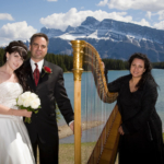 Harpist-Harp-Angel-in-the-Canadian-Rocky-Mountains