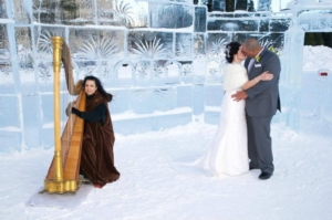 Winter-Wedding-Harp-Angel